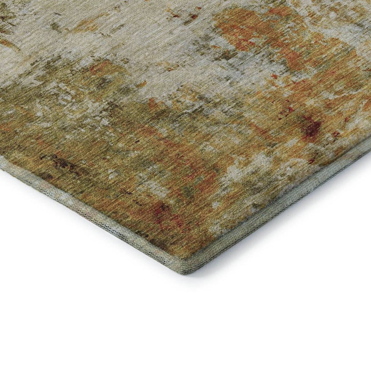 Dalyn Ravenna RN1 Olive Rug corner detail