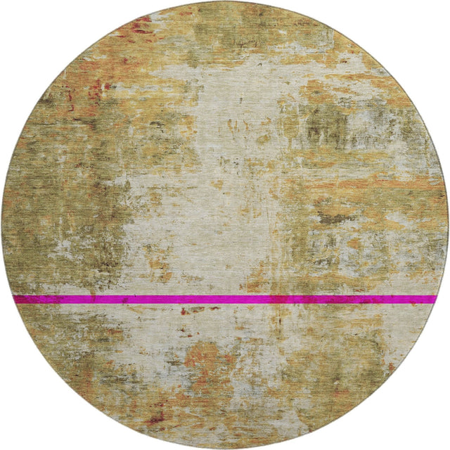 Dalyn Ravenna RN1 Olive Rug round rug