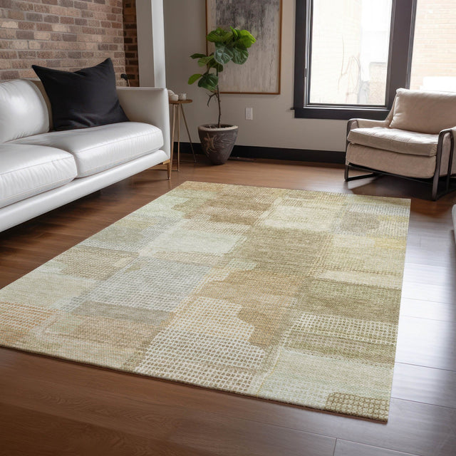 Dalyn Ravenna RN10 Beige Rug shown in a room