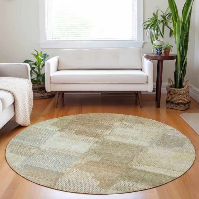 Dalyn Ravenna RN10 Beige Rug shown in a room