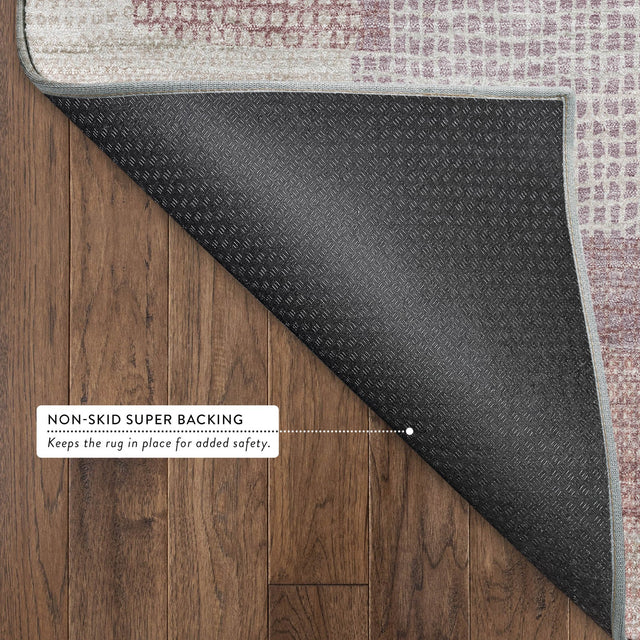 Dalyn Ravenna RN10 Blush Rug backing detail
