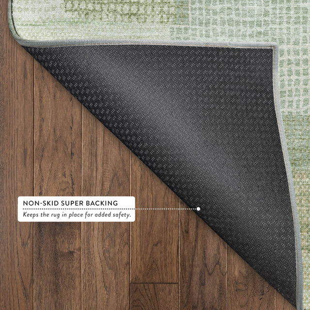 Dalyn Ravenna RN10 Green Rug backing detail