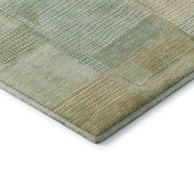 Dalyn Ravenna RN10 Green Rug corner detail