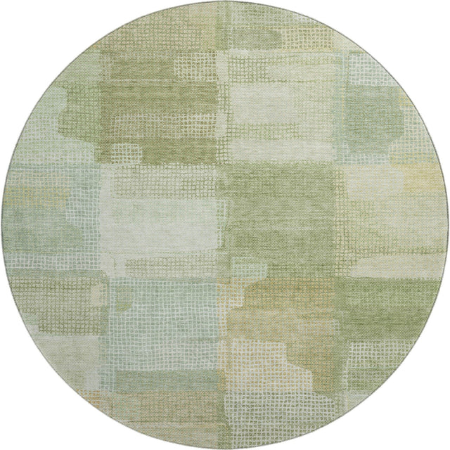 Dalyn Ravenna RN10 Green Rug round rug