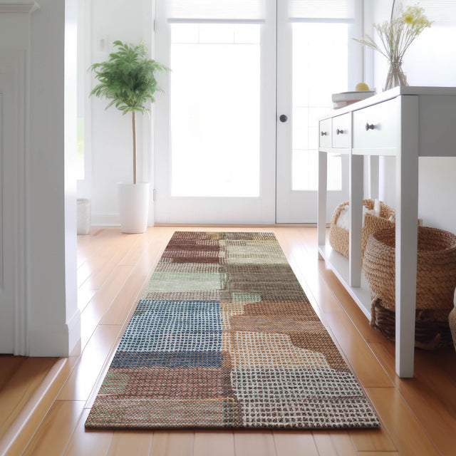 Dalyn Ravenna RN10 Putty Rug shown in a room
