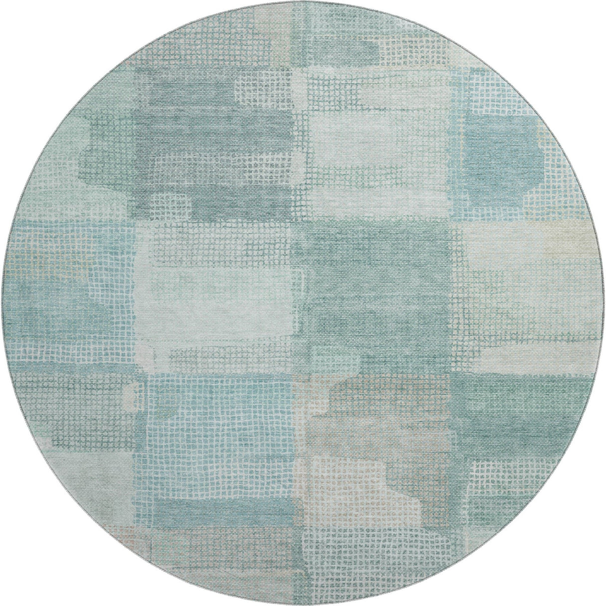Dalyn Ravenna RN10 Teal Rug round rug