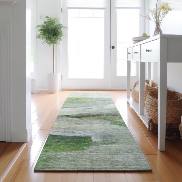 Dalyn Ravenna RN11 Aloe Rug shown in a room