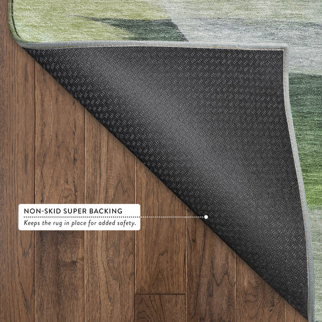 Dalyn Ravenna RN11 Aloe Rug backing detail