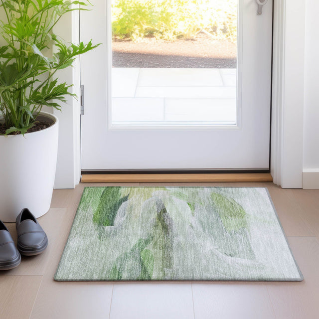 Dalyn Ravenna RN11 Aloe Rug shown in a room