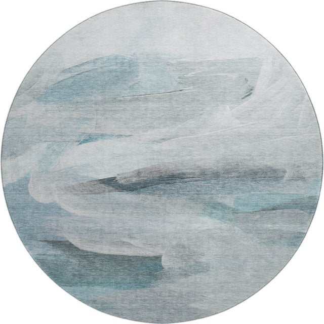 Dalyn Ravenna RN11 Teal Rug round rug