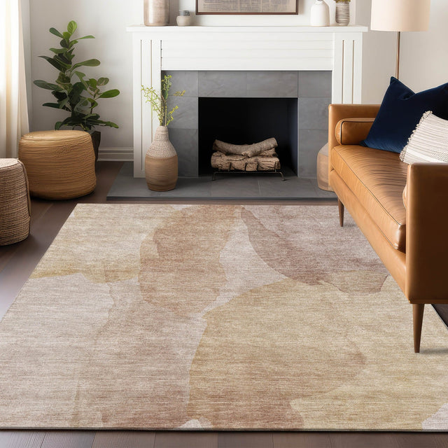 Dalyn Ravenna RN12 Coral Rug shown in a room