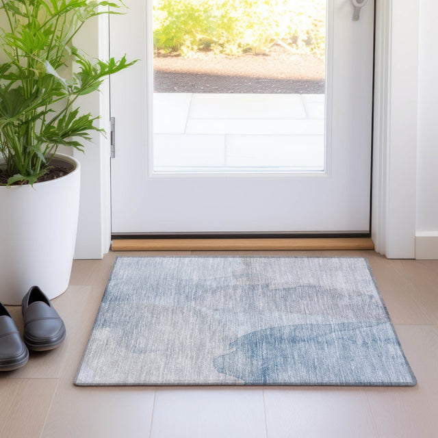 Dalyn Ravenna RN12 Sky Rug shown in a room