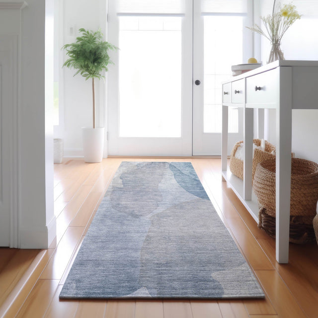 Dalyn Ravenna RN12 Sky Rug shown in a room