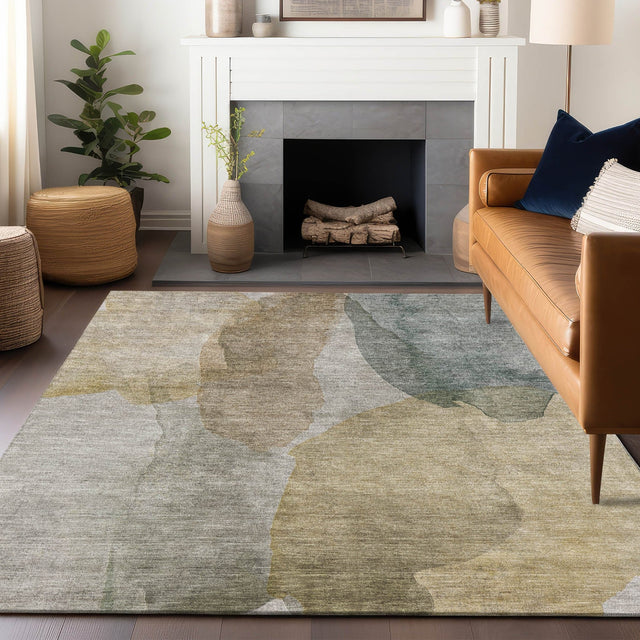 Dalyn Ravenna RN12 Wheat Rug shown in a room
