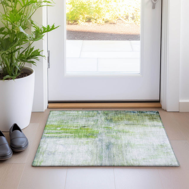Dalyn Ravenna RN2 Aloe Rug shown in a room