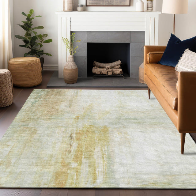 Dalyn Ravenna RN2 Linen Rug shown in a room