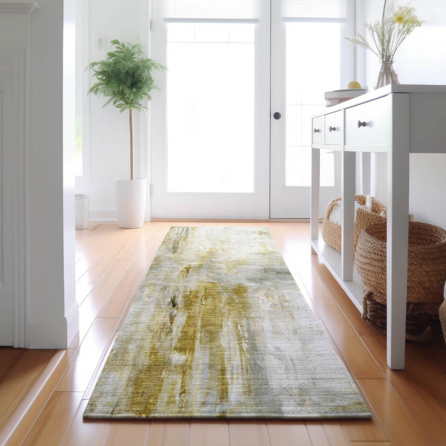 Dalyn Ravenna RN2 Taupe Rug shown in a room
