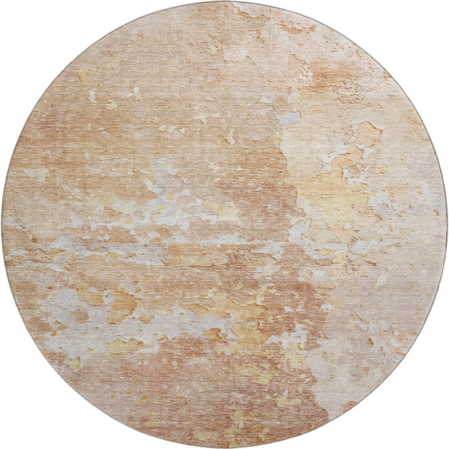 Dalyn Ravenna RN3 Salmon Rug round rug