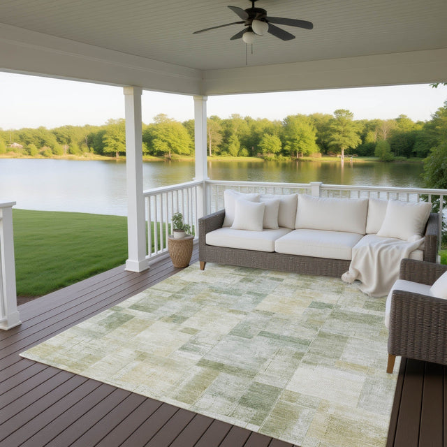 Dalyn Ravenna RN4 Sage Rug outdoor lifestyle image