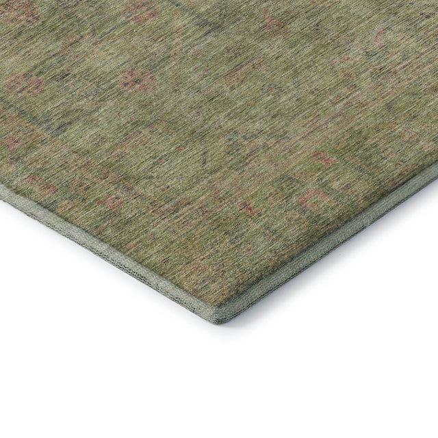 Dalyn Ravenna RN5 Aloe Rug corner detail