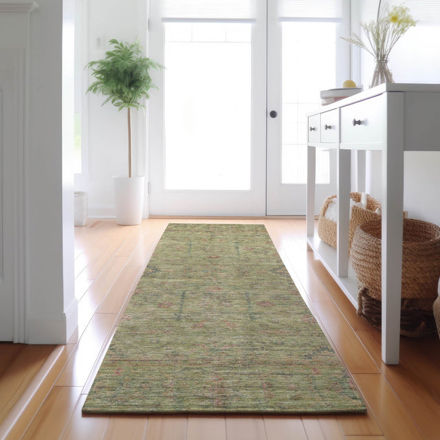 Dalyn Ravenna RN5 Aloe Rug shown in a room