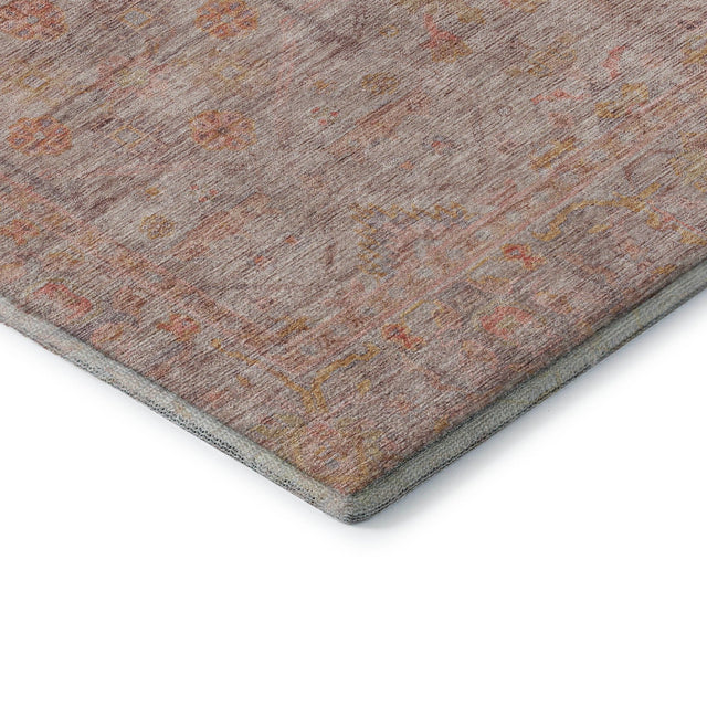 Dalyn Ravenna RN5 Coral Rug corner detail
