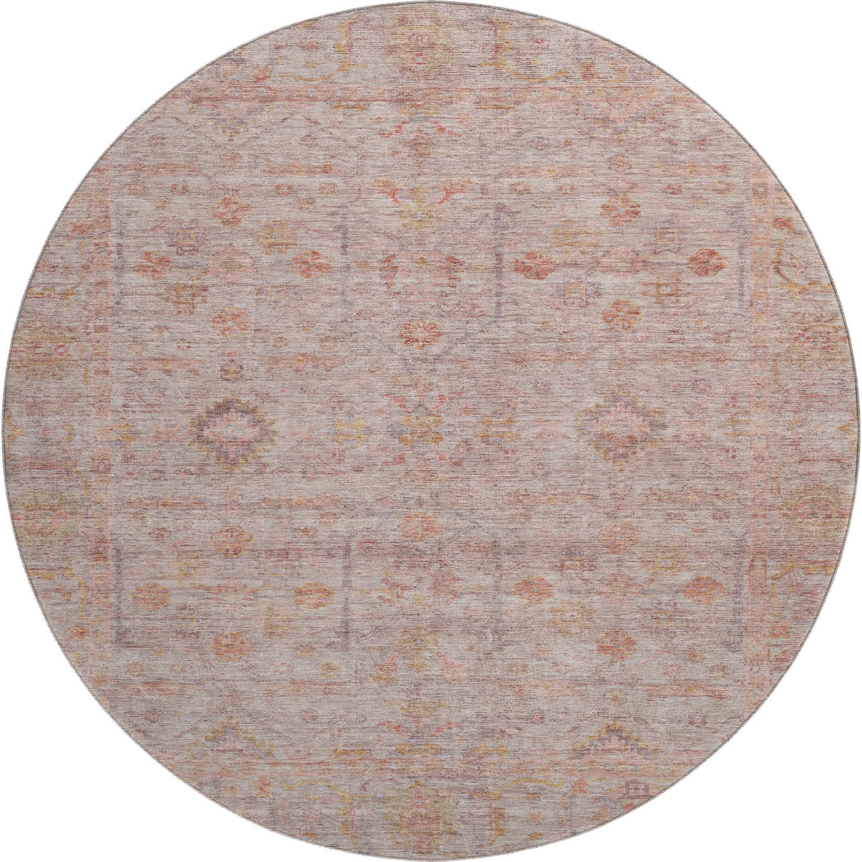 Dalyn Ravenna RN5 Coral Rug round rug