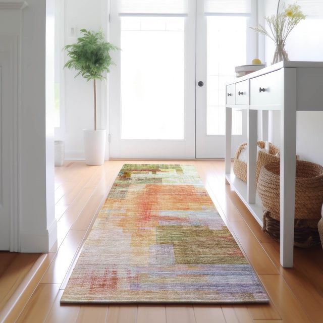 Dalyn Ravenna RN6 Coral Rug shown in a room