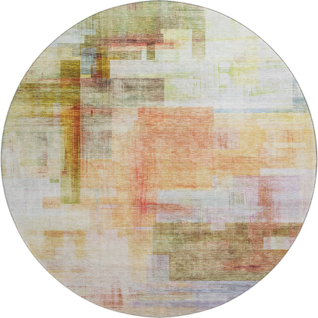 Dalyn Ravenna RN6 Coral Rug round rug