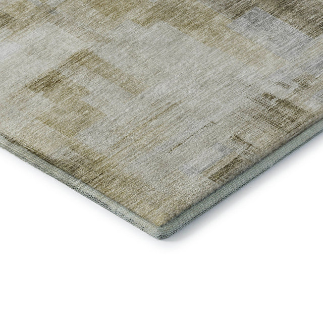 Dalyn Ravenna RN6 Taupe Rug corner detail