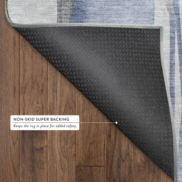 Dalyn Ravenna RN7 Denim Rug backing detail