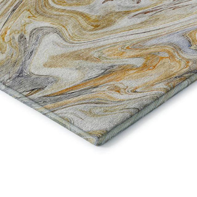 Dalyn Ravenna RN8 Linen Rug corner detail