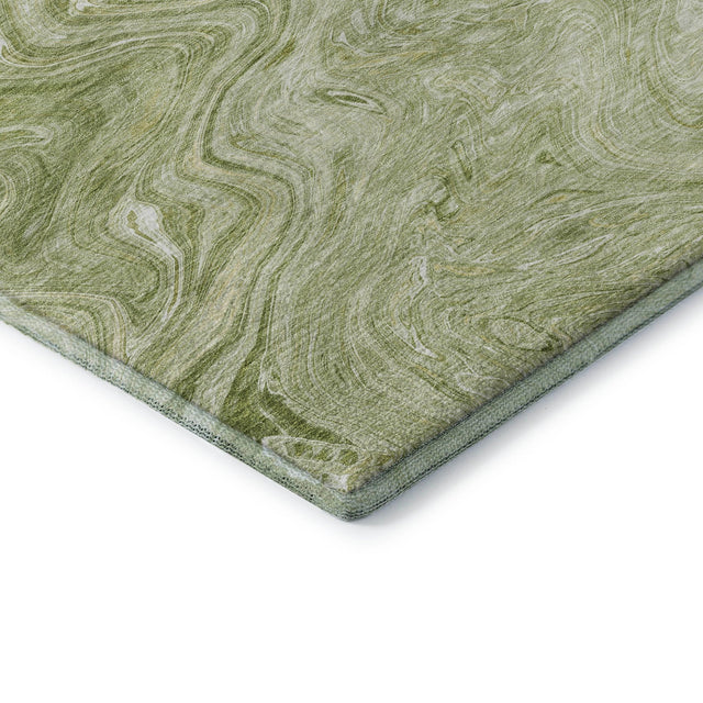 Dalyn Ravenna RN8 Sage Rug corner detail