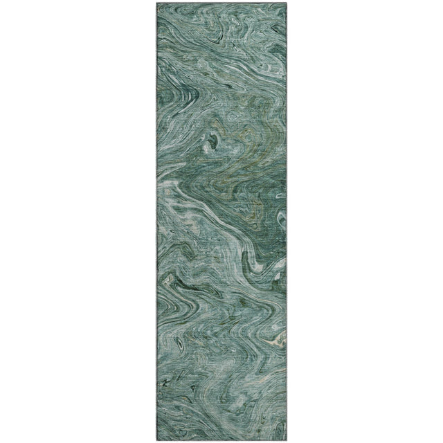 Dalyn Ravenna RN8 Teal Rug runner rug