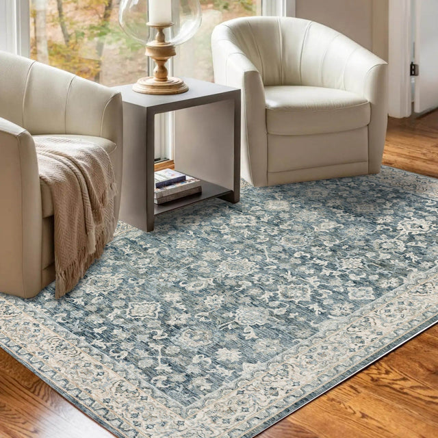 Dalyn Regal RG3 Machine Made Traditional Blue Rug