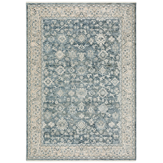 Dalyn Regal RG3 Machine Made Traditional Blue Rug