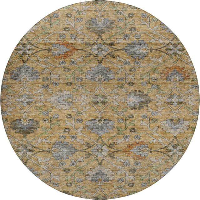 Dalyn Silk Road SR1 Saffron Rug round rug