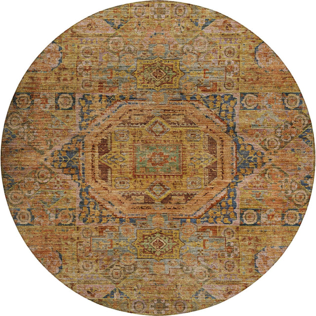 Dalyn Silk Road SR10 Curry Rug round rug