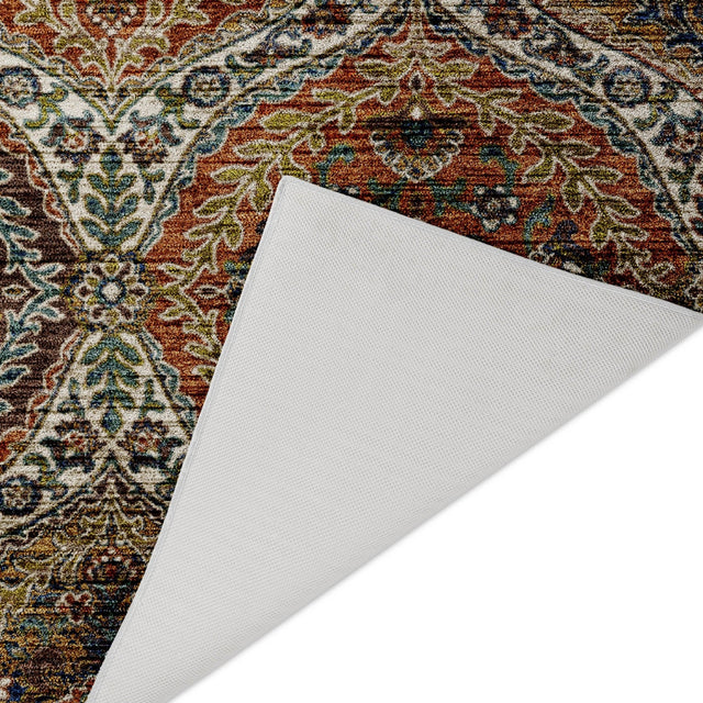 Dalyn Silk Road SR12 Multi Rug backing detail