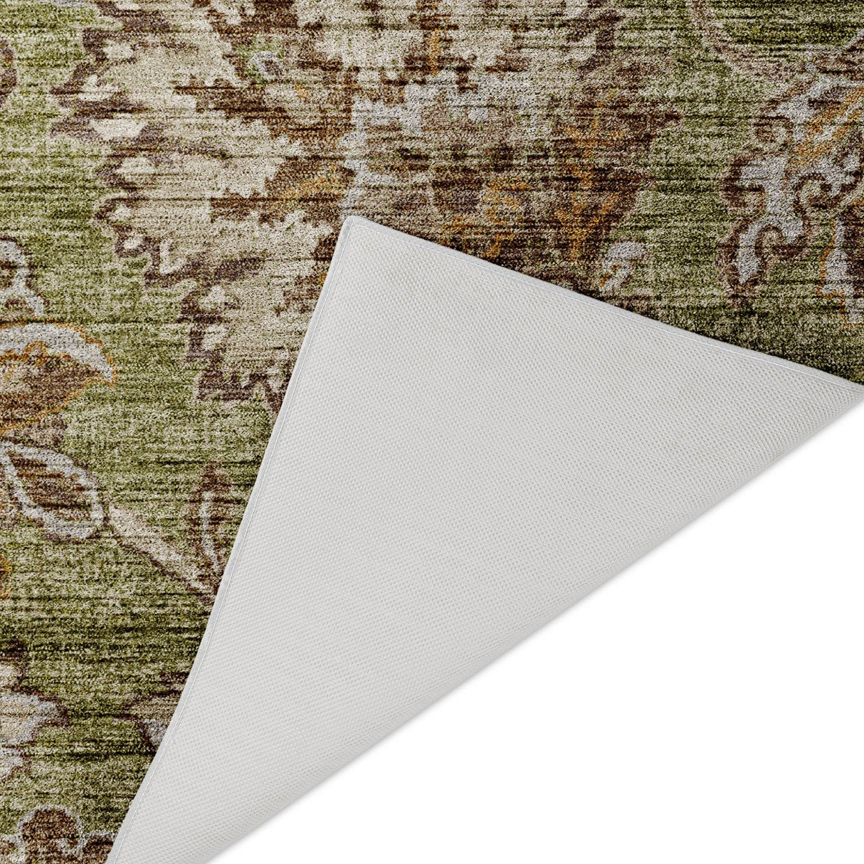 Dalyn Silk Road SR2 Aloe Rug backing detail