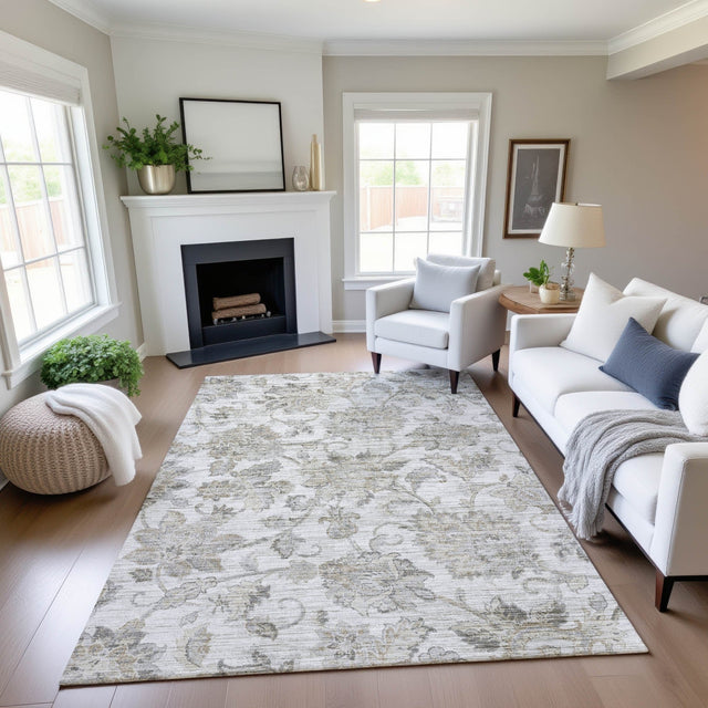Dalyn Silk Road SR2 Linen Rug shown in a room