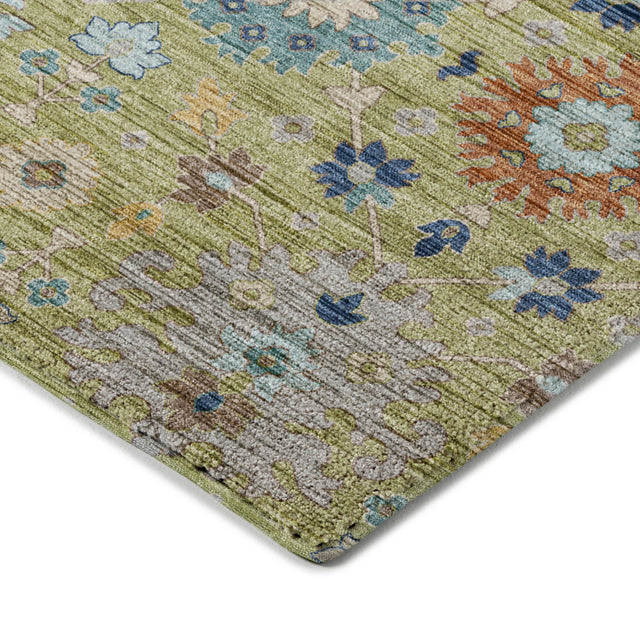 Dalyn Silk Road SR3 Aloe Rug corner detail