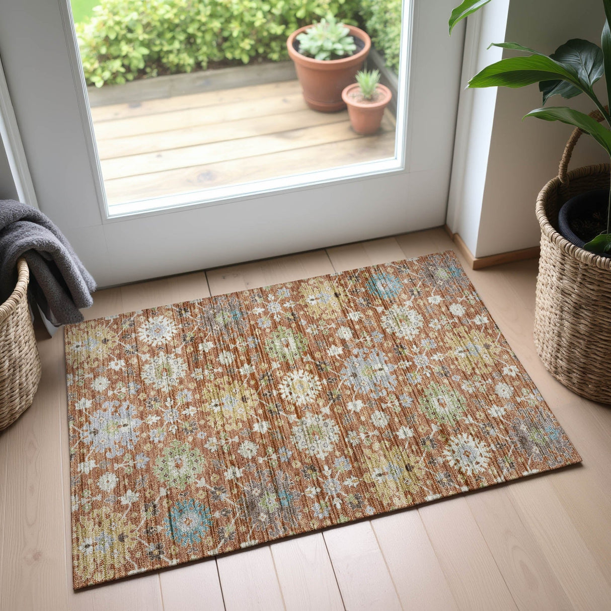 Dalyn Silk Road SR3 Cayenne Rug shown in a room