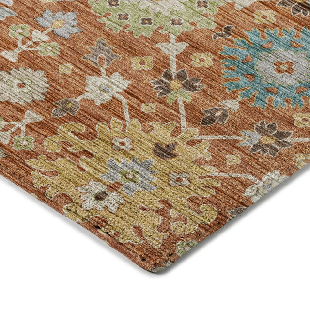 Dalyn Silk Road SR3 Cayenne Rug corner detail