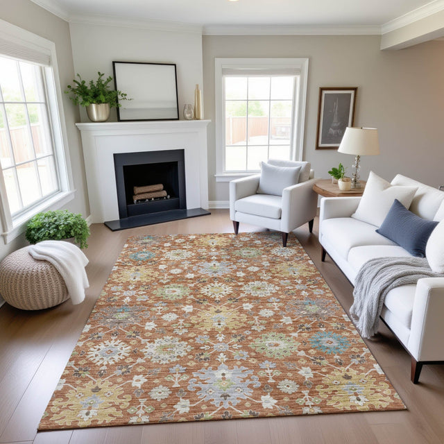 Dalyn Silk Road SR3 Cayenne Rug shown in a room