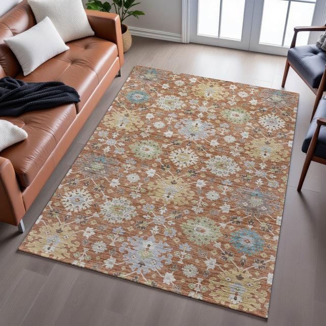 Dalyn Silk Road SR3 Cayenne Rug shown in a room