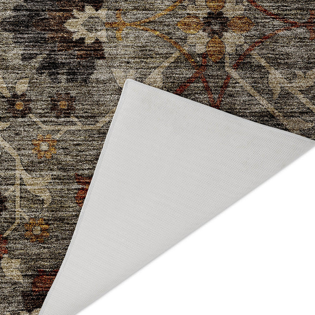 Dalyn Silk Road SR4 Pewter Rug backing detail
