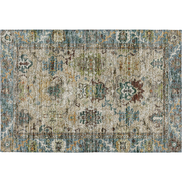 Dalyn Silk Road SR5 Aqua Rug rectangular rug