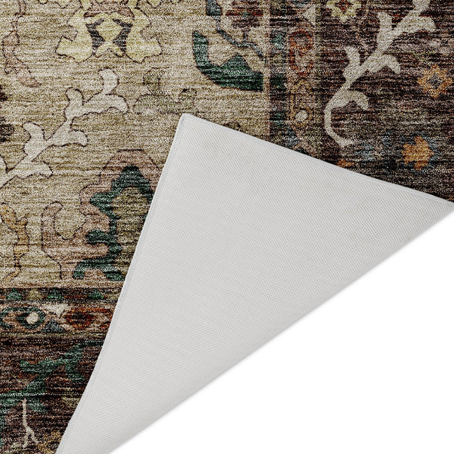 Dalyn Silk Road SR5 Chocolate Rug backing detail