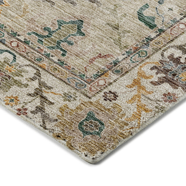 Dalyn Silk Road SR5 Putty Rug corner detail